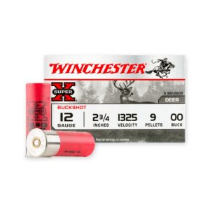 WINCHESTER - BUCKSHOT 12G 00 BUCK 2-3/4" 9 PELLET