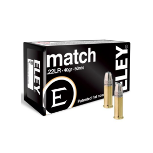 ELEY MATCH PATENTED FLAT-NOSE .22LR