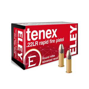 ELEY TENEX RAPID FIRE PISTOL ROUND-NOSE .22LR
