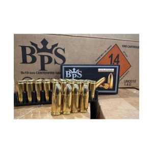 BPS 9X19MM 124GR FMJ PARABELLUM